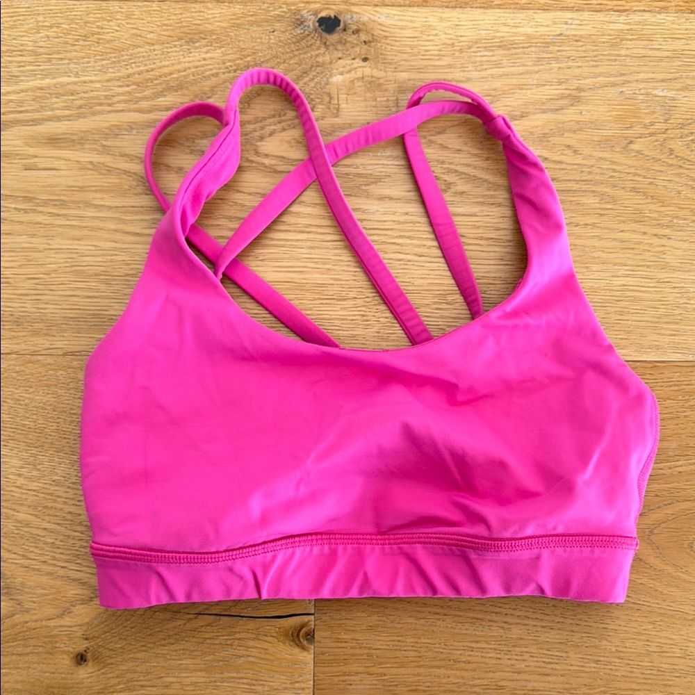 Lululemon Sonic Pink Energy Bra